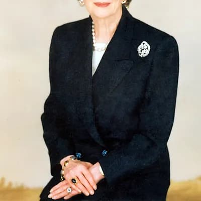Retrato de Margaret Thatcher