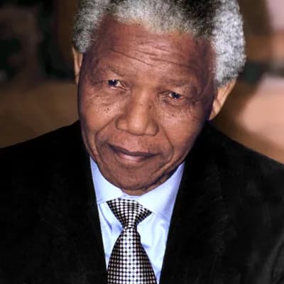 Retrato de Nelson Mandela